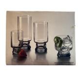 K - 32 Piece Tuscany Collection Oak Beverage Glass Set in Box