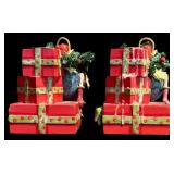 LR - Holiday Candle and Ornament Collection with Department 56 and Glass Holder