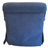 FR - Pair of Vintage Upholstered Blue Armchairs