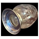 FR - Set of 2 1972 Century Club Pewter Mugs and 4 Etched Glasses with Pewter Base