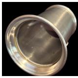 FR - Set of 2 1972 Century Club Pewter Mugs and 4 Etched Glasses with Pewter Base