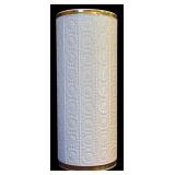 LR - Vintage Lenox Tall Vase with Embossed Floral Design, 12 Inch