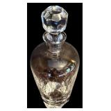 LR - Vintage Crystal Decanter and Pitcher Set