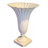 LR - Vintage Lenox Porcelain Vase with Fluted Design, 8.75 Inches Tall