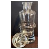 FR - Set of 4 Glass Decanters with Stoppers, Tallest 12 Inches