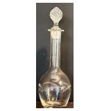 FR - Set of 4 Glass Decanters with Stoppers, Tallest 12 Inches