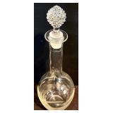 FR - Set of 4 Glass Decanters with Stoppers, Tallest 12 Inches