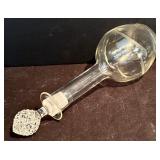 FR - Set of 4 Glass Decanters with Stoppers, Tallest 12 Inches