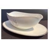 DR - Noritake Eden Pattern Fine China Serving Set with Platters, Tureen, Gravy Boat & Bowls
