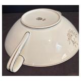 DR - Noritake Eden Pattern Fine China Serving Set with Platters, Tureen, Gravy Boat & Bowls