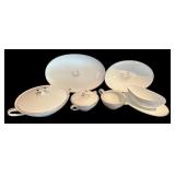 DR - Noritake Eden Pattern Fine China Serving Set with Platters, Tureen, Gravy Boat & Bowls