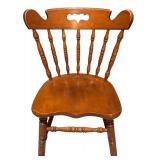 LL - Pair of Vintage Tell City Vintage Spindle Back Dining Chairs