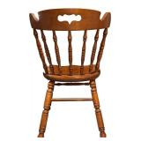 LL - Pair of Vintage Tell City Vintage Spindle Back Dining Chairs