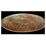 LL - Christmas Decor Collection with 17in Reindeer, Nieman Marcus Plate, Bell, Snow Globe and Figures