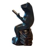 LL - Frontgate 23-Inch Texting Frog Sculpture