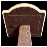 LL - Set of 2 Porcelain Decorative Frames with Floral Designs and Matching Mini Frames