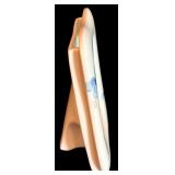 LL - Set of 2 Porcelain Decorative Frames with Floral Designs and Matching Mini Frames