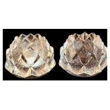 LL - Set of 4 Scandinavian Glass Votive Candleholders by Kosta Boda and Orrefors