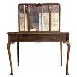 LL - Vintage Vanity with Mirror and Single Drawer