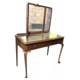LL - Vintage Vanity with Mirror and Single Drawer