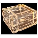 LL - Christmas Decor Collection with Brass Nora Fenton Box, Gold Gift Box & 8-Inch Giraffe