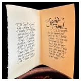 LL - Vintage Spirit Bowl by Brave One with Beaded Feather Decor