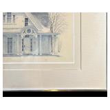 LL - Framed 1978 Walter Campbell Architectural Drawing