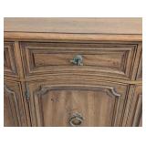 DR - Vintage Henredon Buffet Sideboard with Brass Hardware