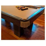 LL - 8ft Vintage Pool Table with Accessories