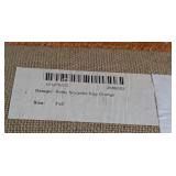 LL - Pair of Pottery Barn Kaley Wool Rugs 5x8 and 3x5 Floral Orange