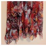 UL - Diane Von Furstenberg Sheer Multicolor Women