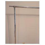 UL - Adjustable Chrome Garment Rack on Wheels 42x22 Inch Base