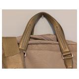 UL - Tumi Canvas and Leather Bag with Shoulder Strap