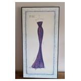 ML - Emily Adams Framed Print Vogue Silhouette