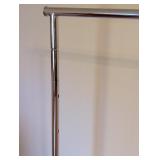 UL - Adjustable Chrome Garment Rack on Wheels