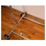 UL - Adjustable Chrome Garment Rack on Wheels