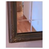 UL - Ornate Vintage Framed Wall Mirror with Floral Detail