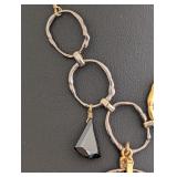 DR - Alexis Bittar 19-Inch Mixed Metal Statement Necklace with Gem Accents