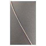 DR - Chan Luu Sterling Silver Necklace with Black Faceted Beads