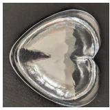 ML - Simon Pearce Heart Shaped Glass Bowl