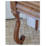 ML - Vintage Victorian Style Wooden Console / Hall Table with Drawer and Curved Legs