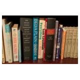 LL - Wood Bookcase with Large Collection of Books and Novels