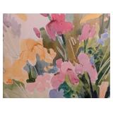 DR - Framed Watercolor Floral Painting by Blain
