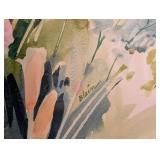 DR - Framed Watercolor Floral Painting by Blain