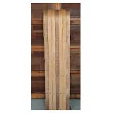 G - L.L. Bean Wooden Toboggan Sled with Red Pad