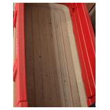 G - Radio Flyer Plastic Wagon with Pull Handle