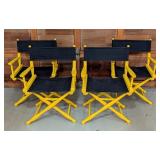 G - Set of 4 Blue and Yellow Director