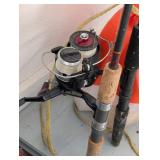G - Assorted Fishing Gear with 2 Rods, Tackle Boxes, and Accessories