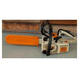 G - Stihl 009L Chainsaw with 12 Inch Blade and Bar Cover