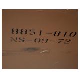 G - Vintage Wooden 2-Drawer Nightstand with Brass Handles